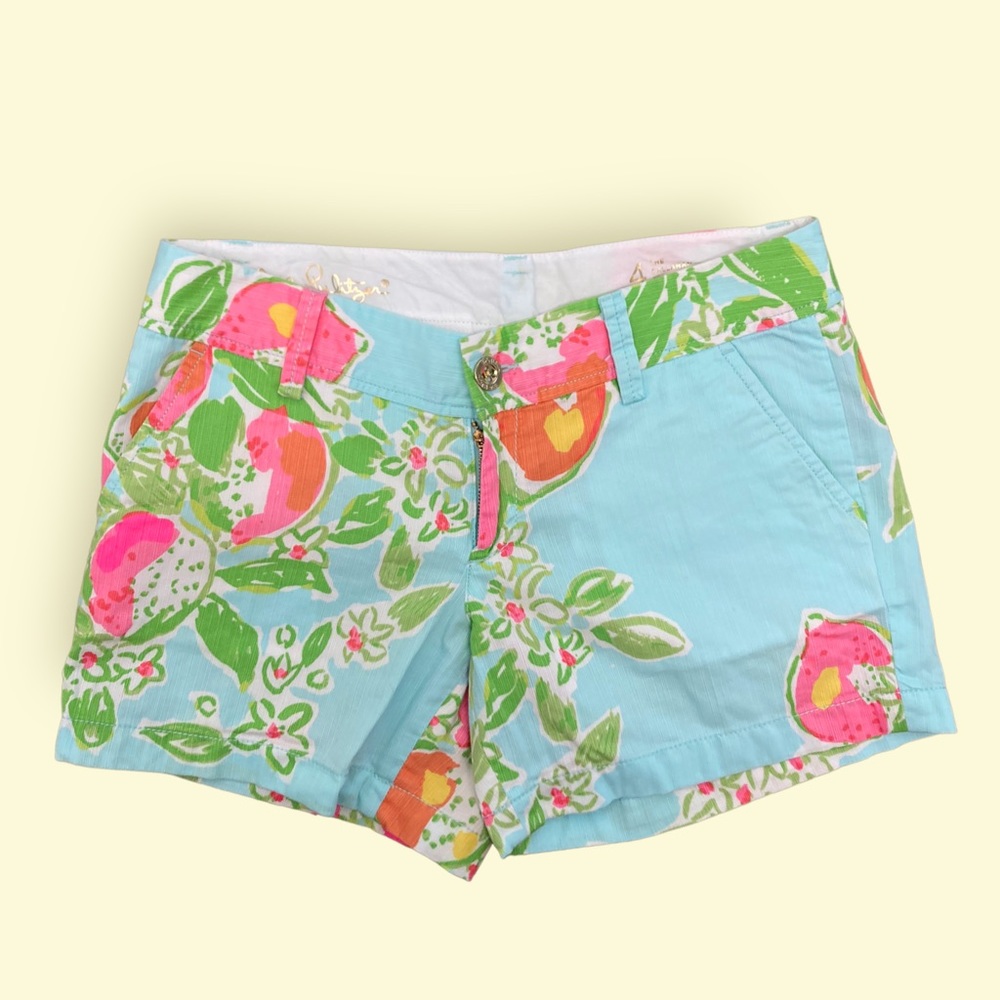 Lilly Pulitzer Callahan Pink Lemonade Shorts